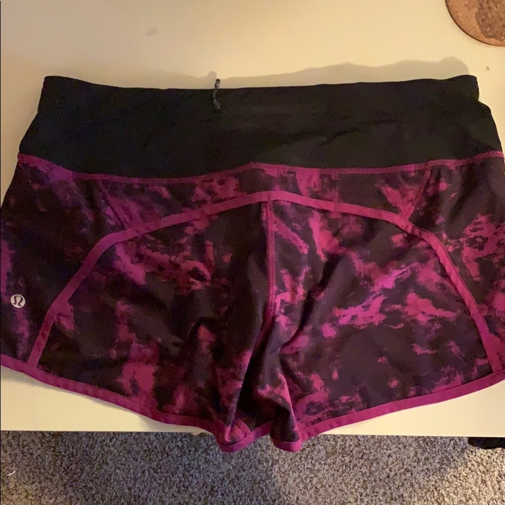 Lulu lemon speed short size 10